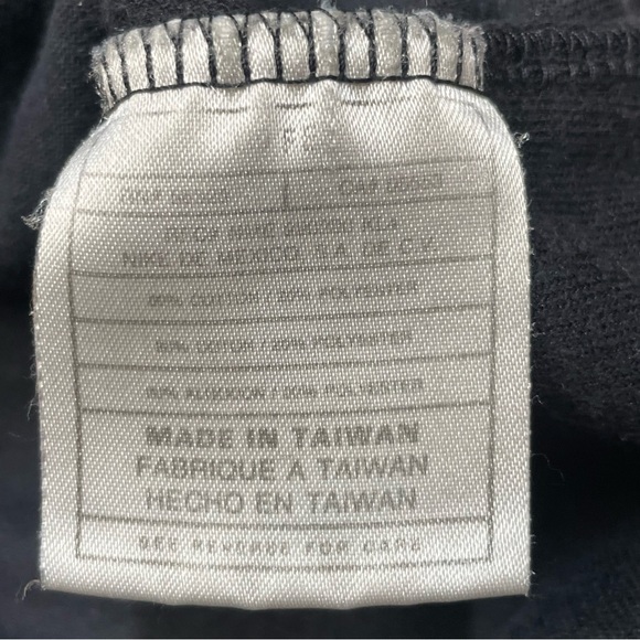 Vintage 90’s Nike Charcoal Team Sports center swoosh Crewneck velour sz L - Picture 7 of 11